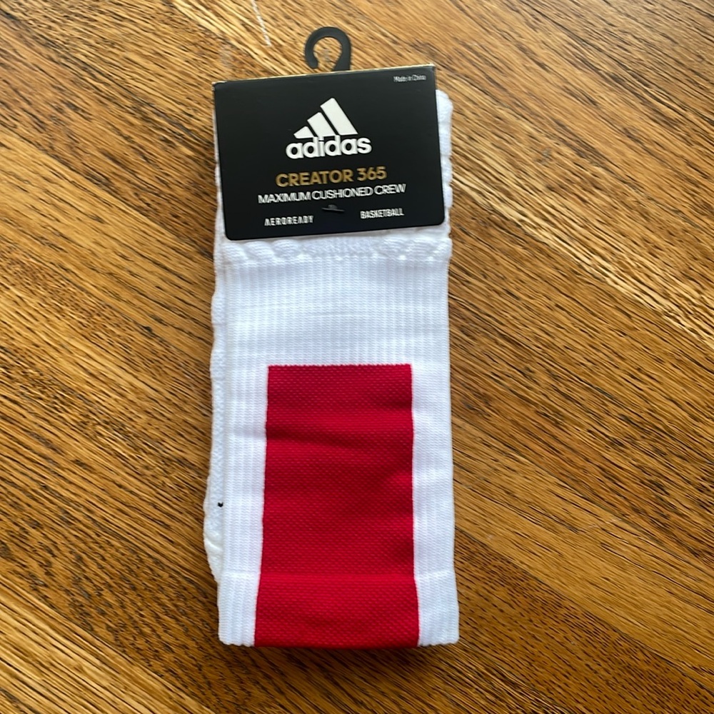 BNWT Adidas Creator 365 Basketball Crew Socks 1 Pair Men